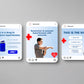 Pack of 5 Medical/Healthcare Social Media Template